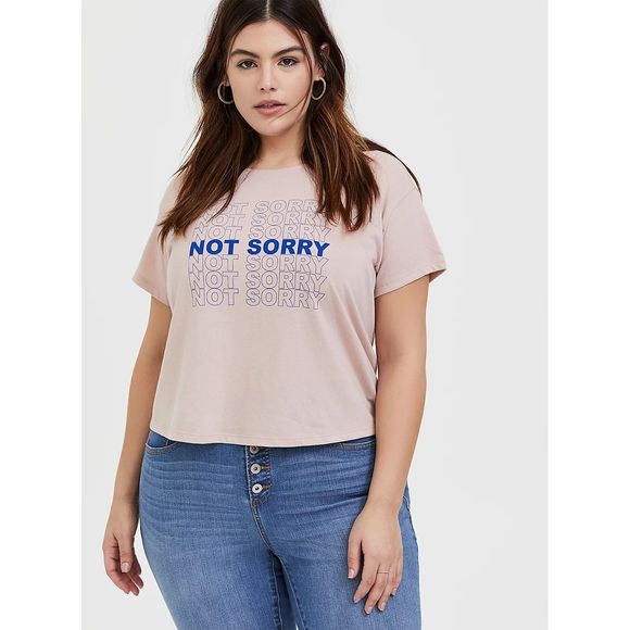 torrid Tops - NWT Torrid Not Sorry Fit Crop Top Size: 3X (22/24)
